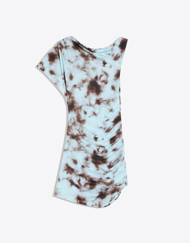 Мини-платье асимметричного кроя