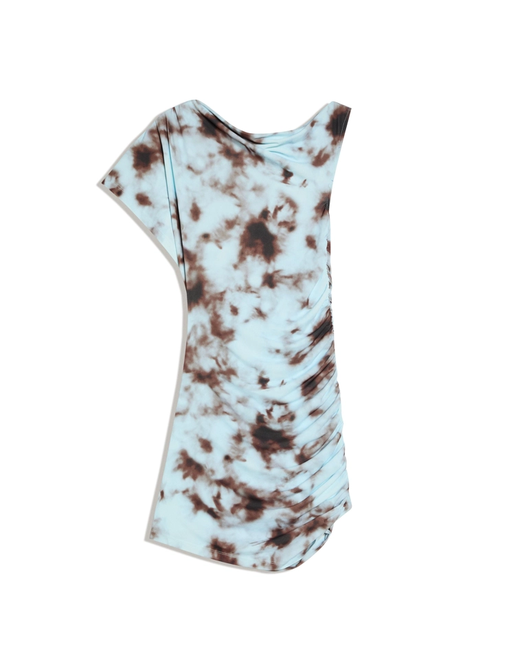 Мини-платье асимметричного кроя