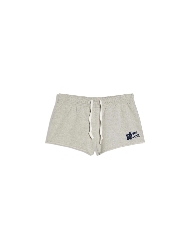 Шорты из мягкой ткани с вышивкой