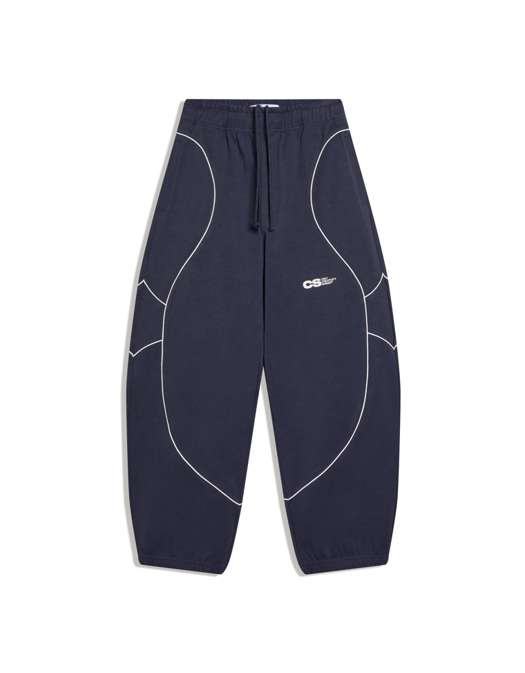 Брюки-бананы из мягкой ткани с принтом