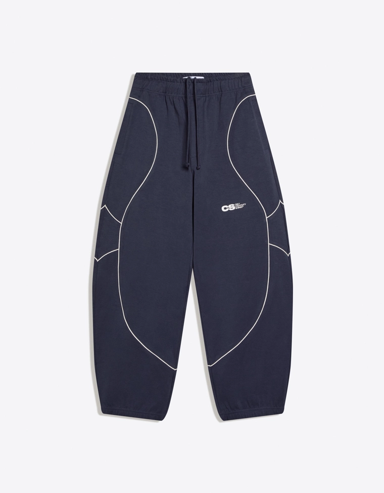 Брюки-бананы из мягкой ткани с принтом