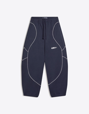 Брюки-бананы из мягкой ткани с принтом- Заказать в России