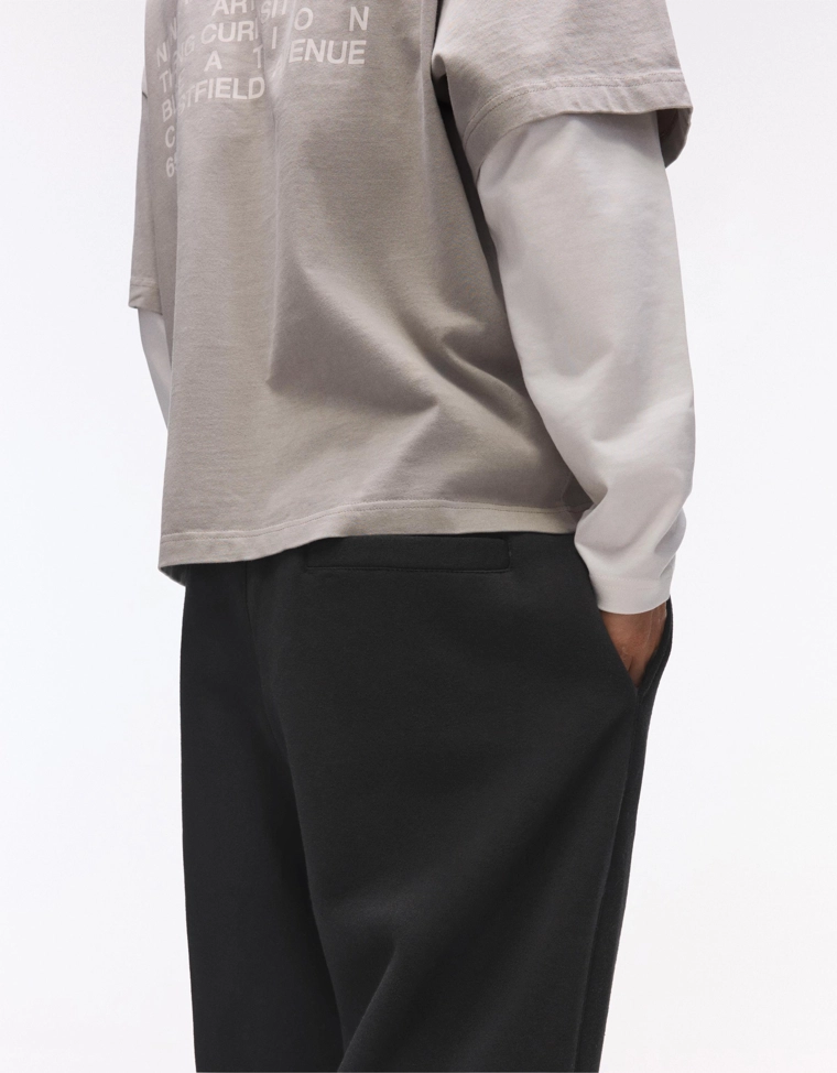 Брюки-джоггеры из мягкой ткани