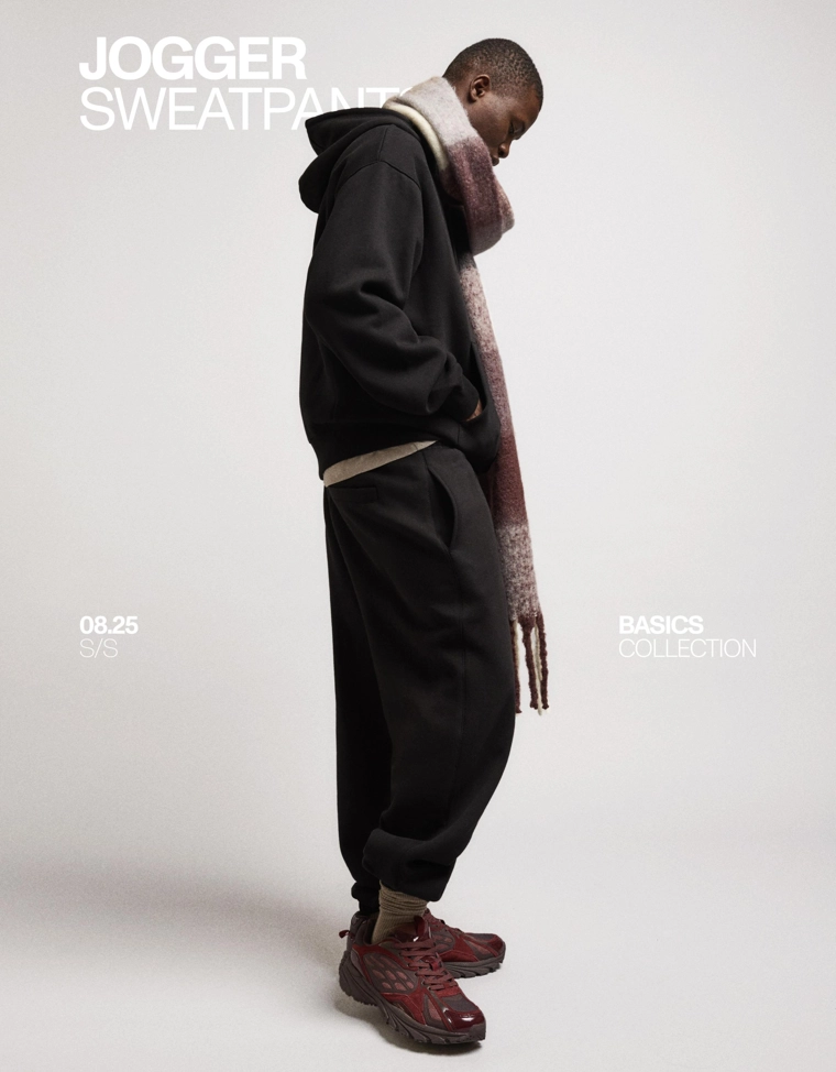 Брюки-джоггеры из мягкой ткани