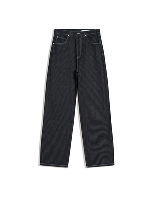 Джинсы-бананы в полоску- Заказать в России