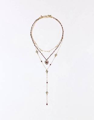 Набор ожерелий «Сердечки»- Заказать в России