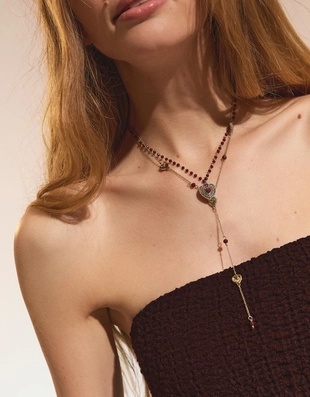 Набор ожерелий «Сердечки»- Заказать в России