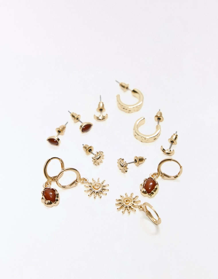 Набор перламутровых серег