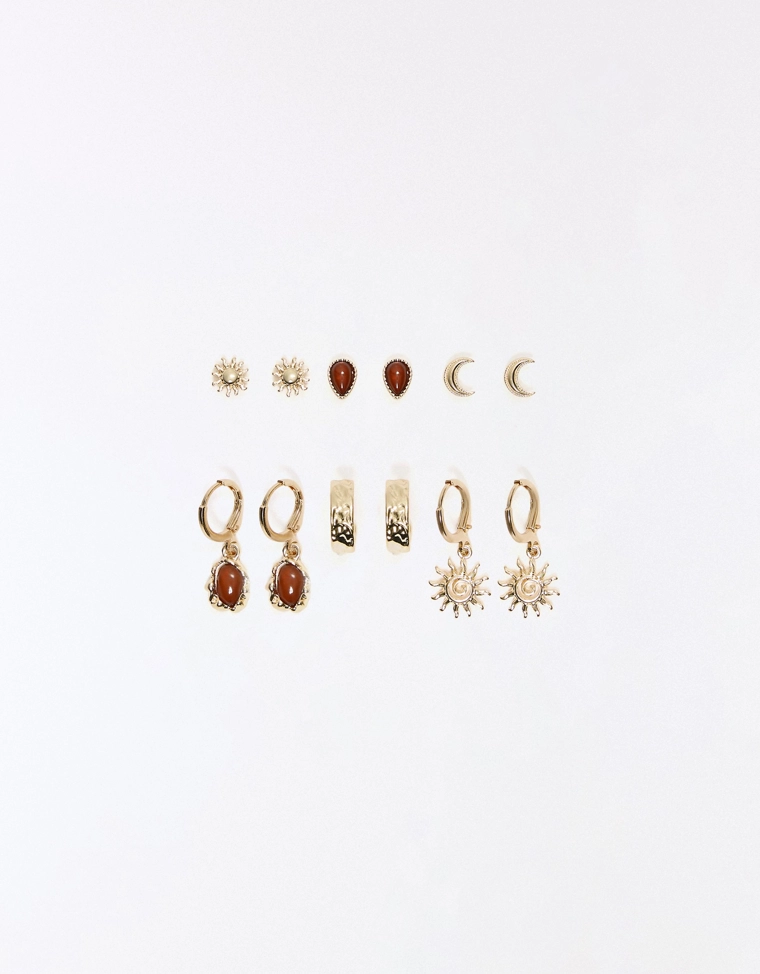 Набор перламутровых серег