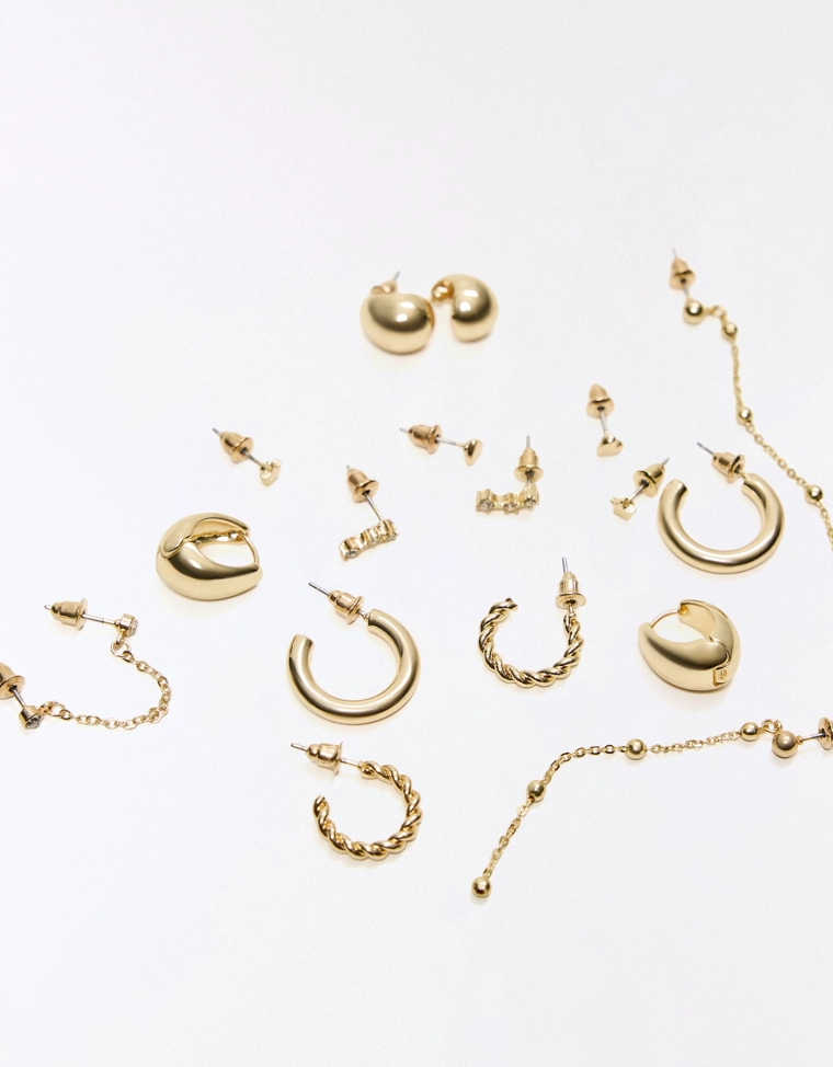 Набор асимметричных серег