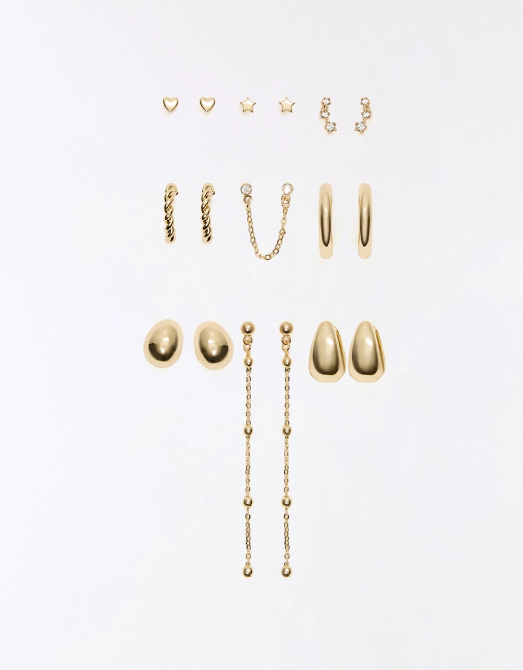 Набор асимметричных серег