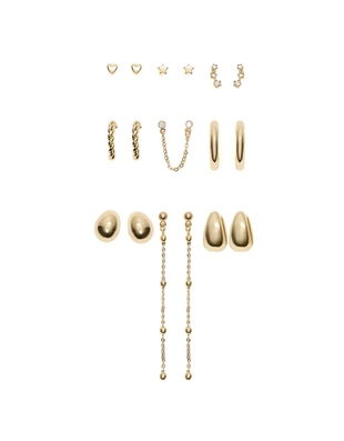 Набор асимметричных серег- Заказать в России