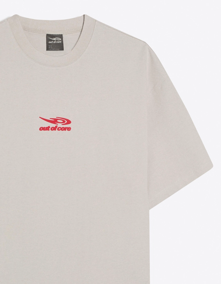 Футболка геометрического кроя OUT OF CORE