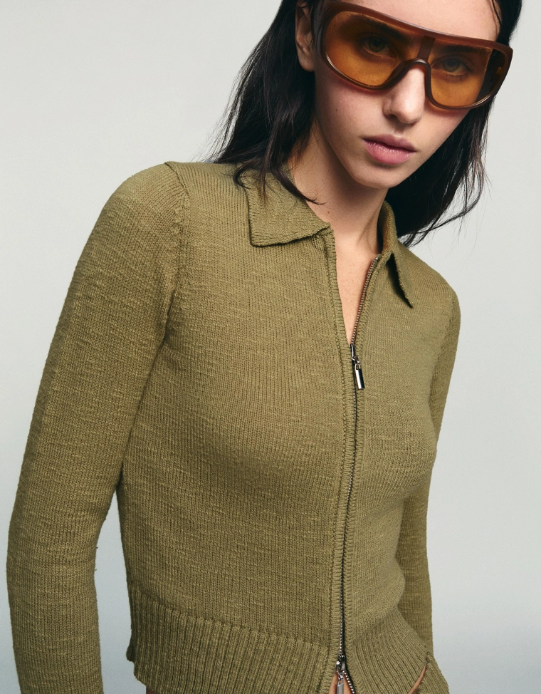 Куртка-поло на молнии