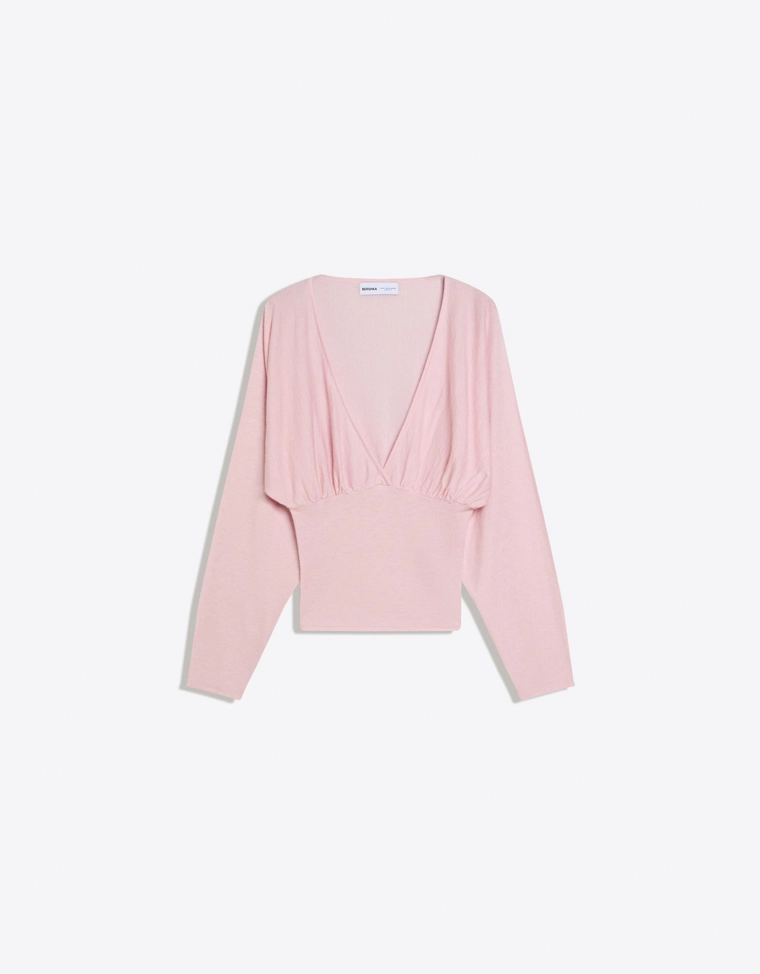 Свитер с V‑образным вырезом