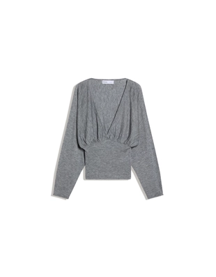 Свитер с V-образным вырезом- Заказать в России