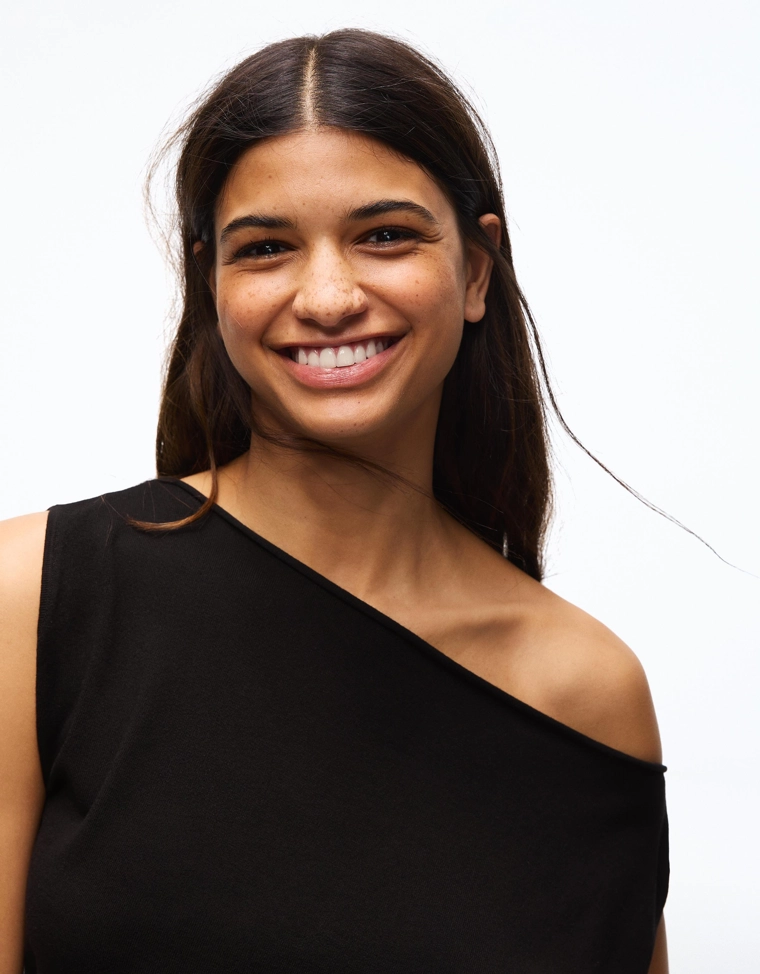 Топ с вырезом «лодочка»