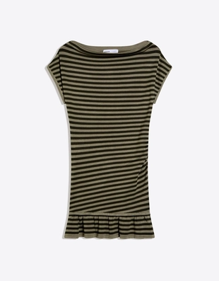 Мини-платье с вырезом-лодочкой- Заказать в России