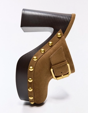 Сабо с пряжкой- Заказать в России