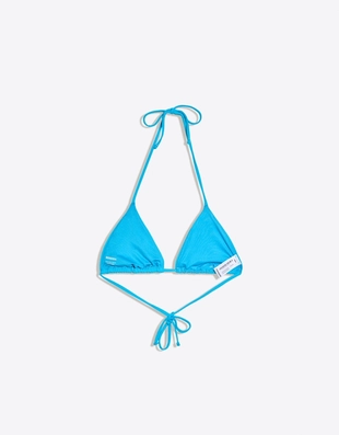 Blue | 0115/631/482 - Bershka Бюстгальтер бикини с треугольными чашками