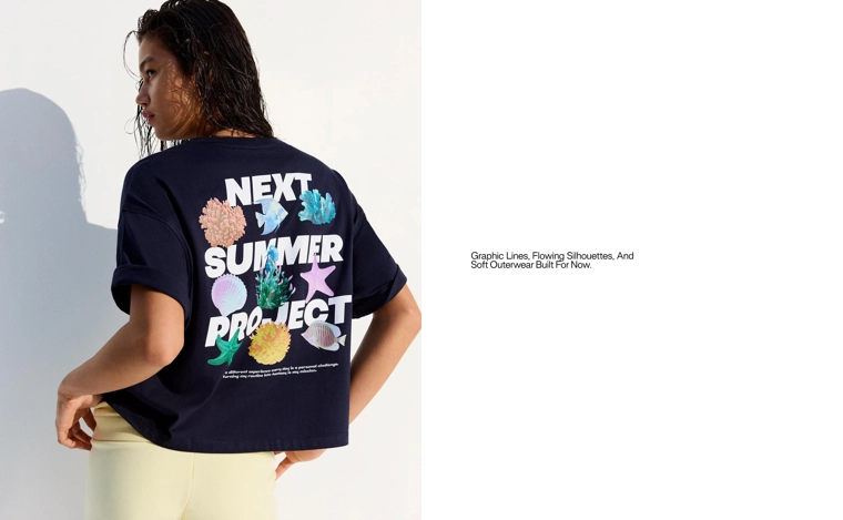 Футболка оверсайз с принтом