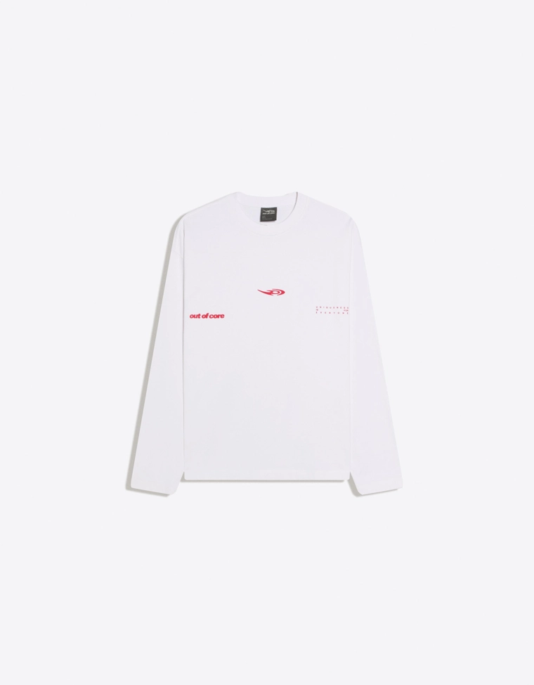Футболка с длинными рукавами и принтом OUT OF CORE
