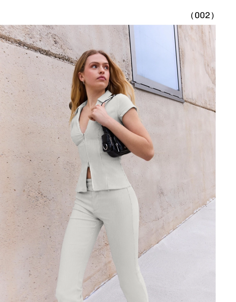 Рубашка с короткими рукавами на молнии