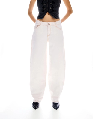 Джинсы barrel свободного кроя с низкой посадкой- Заказать в России