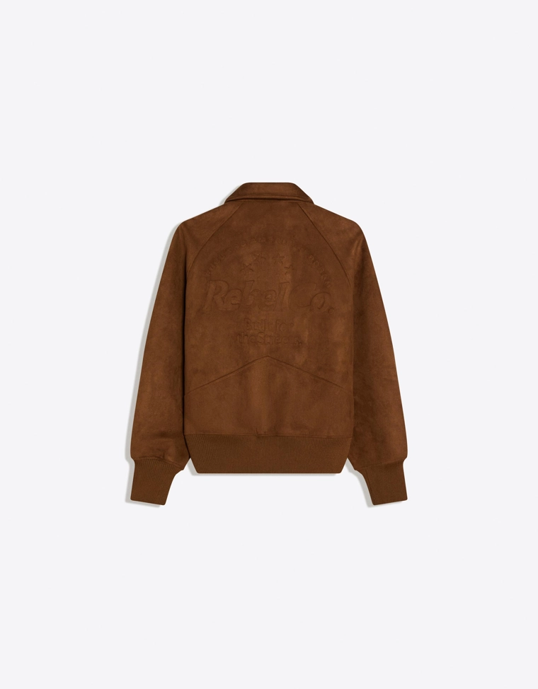 Куртка из искусственной замши