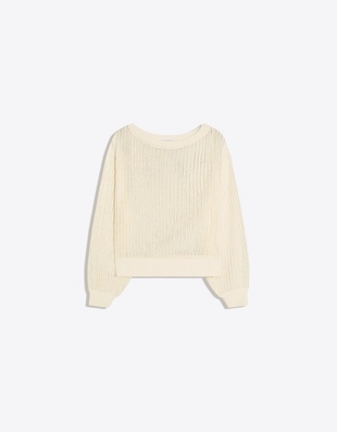 Свитер ажурной вязки в стиле рустик- Заказать в России