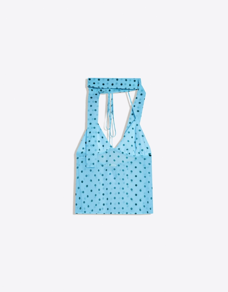 Топ-шарф на бретелях