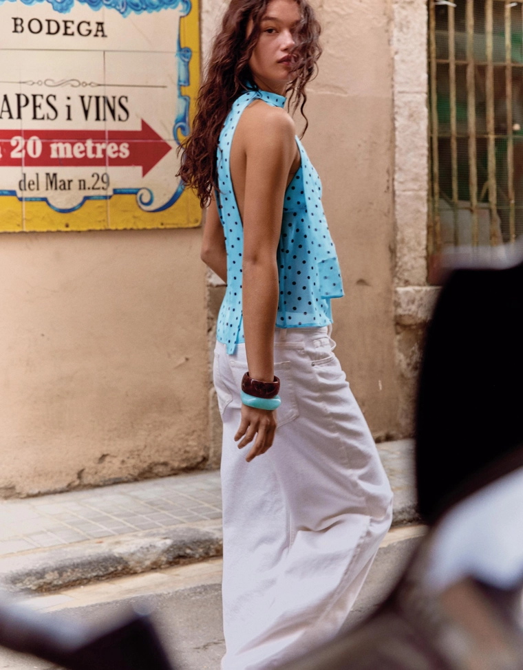 Топ-шарф на бретелях