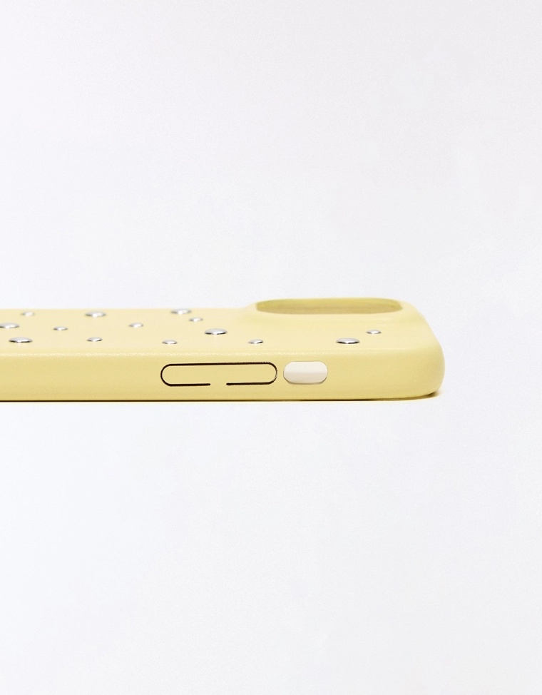 Чехол для телефона из искусственной кожи с заклепками