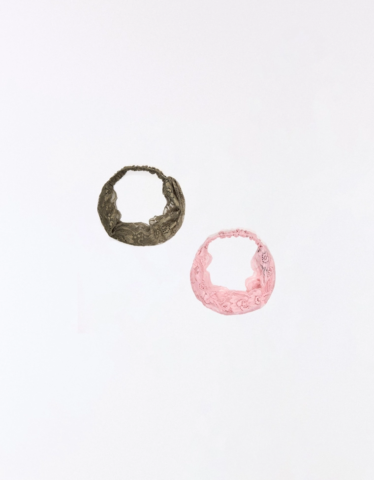 Набор из 2 кружевных повязок для волос