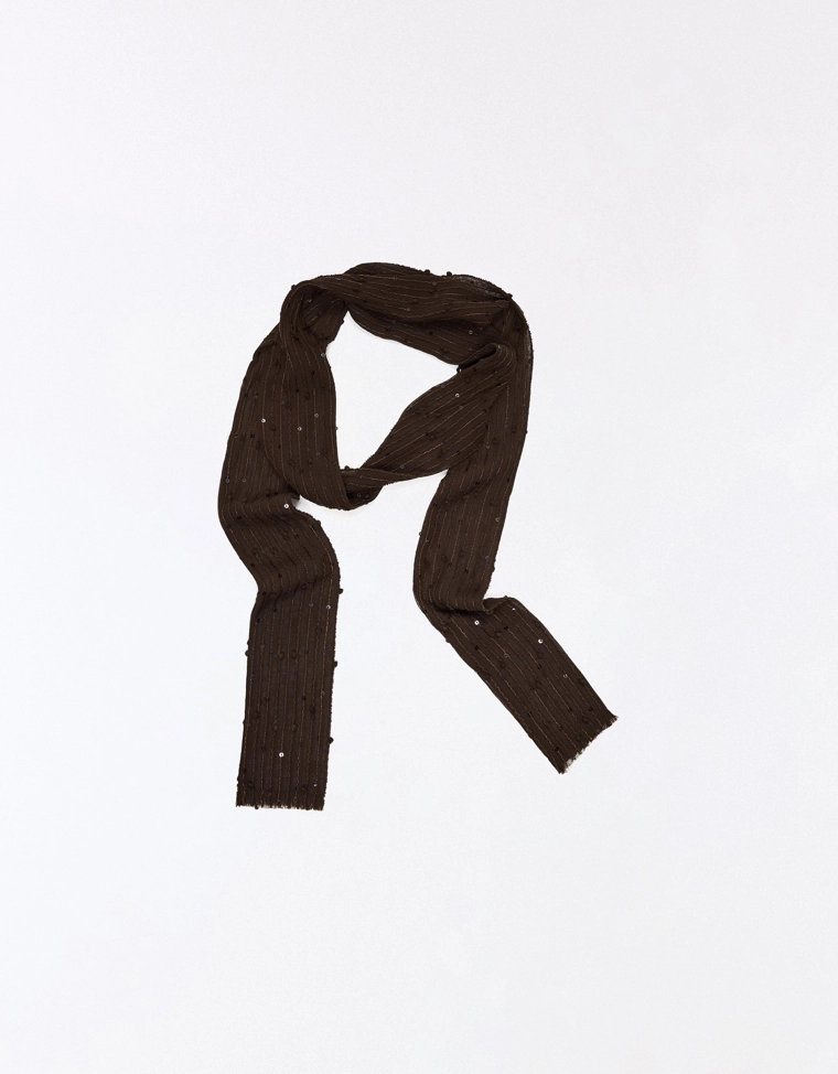 Галстук-платок с пайетками