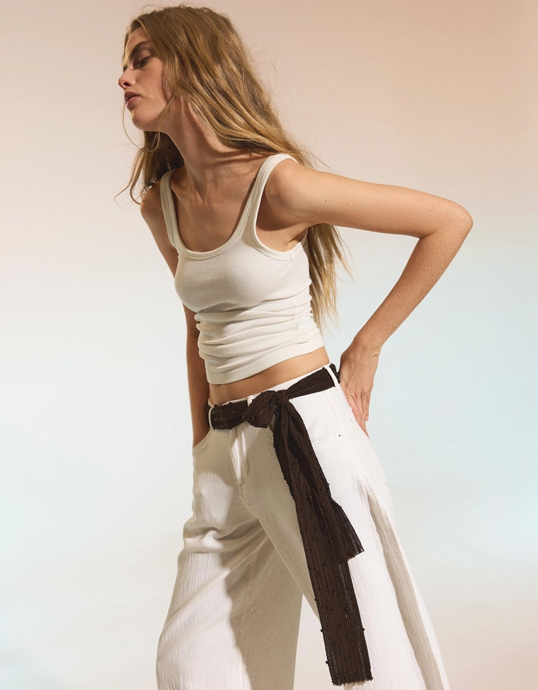 Галстук-платок с пайетками