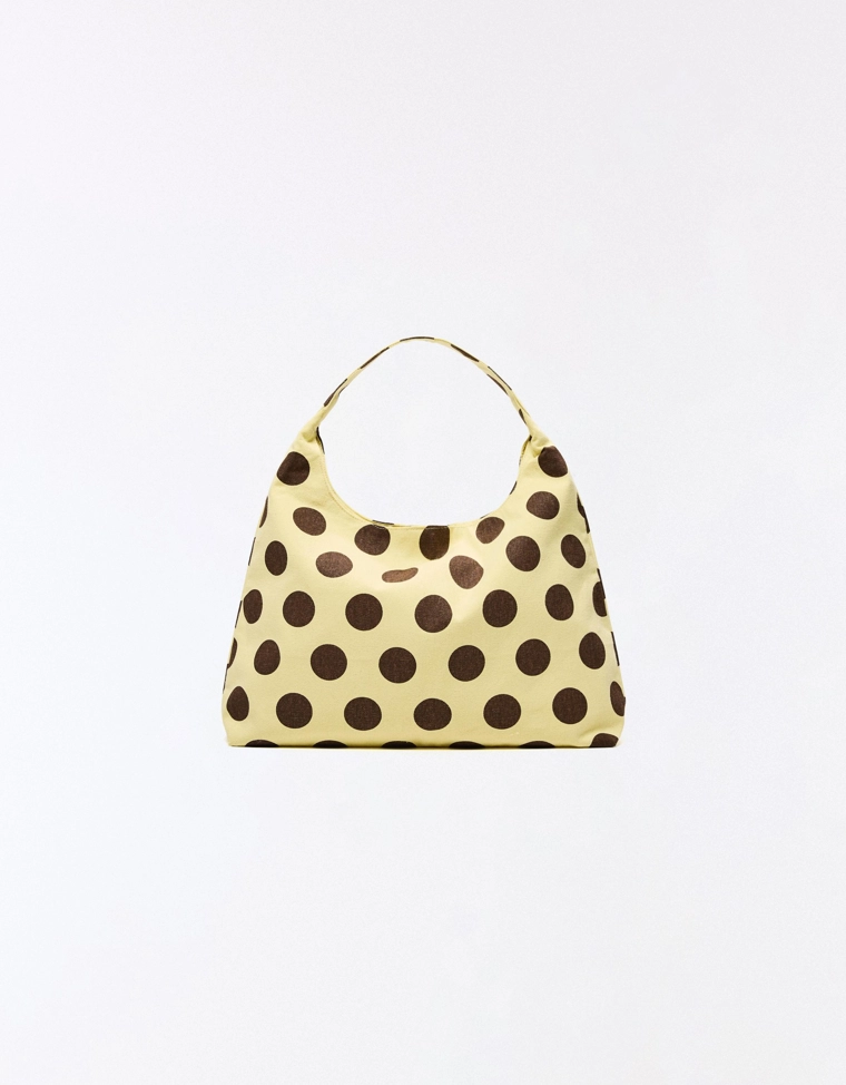 Сумка-мешок в горошек