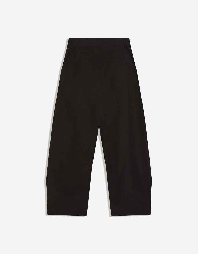 Брюки очень свободного кроя с запахом