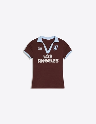 Купить Bershka Футболка с воротником-поло и принтом