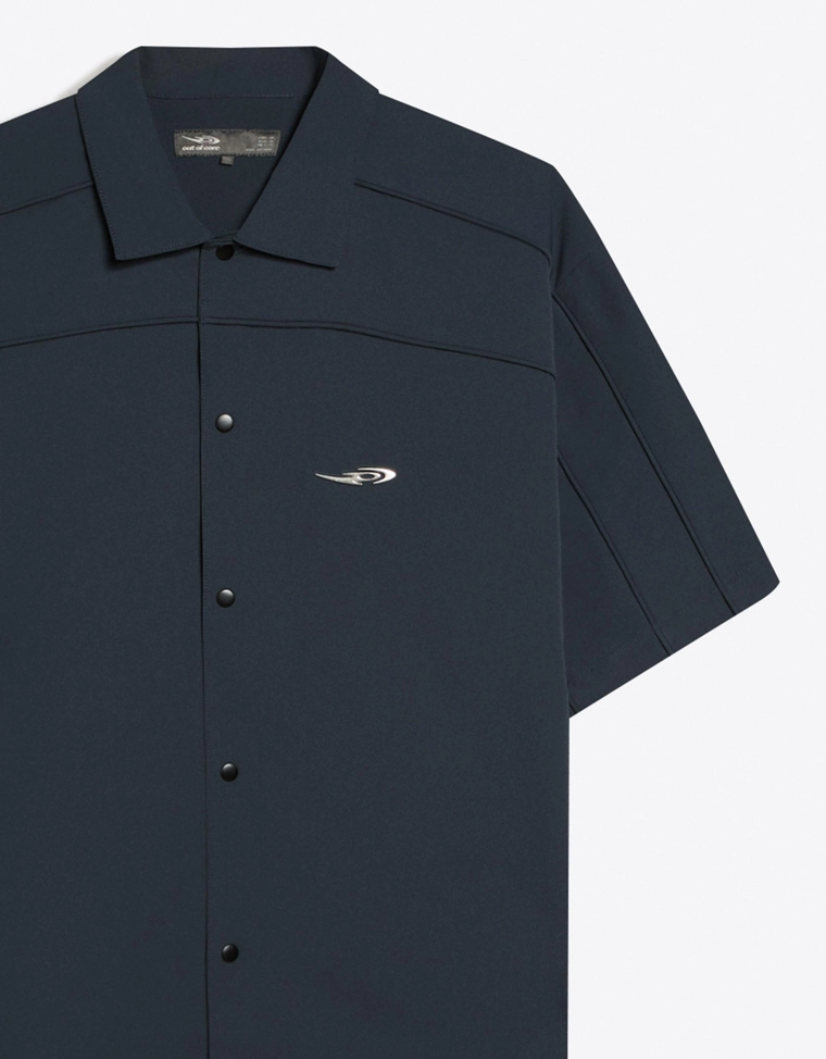 Рубашка из высокотехнологичной ткани с короткими рукавами OUT OF CORE