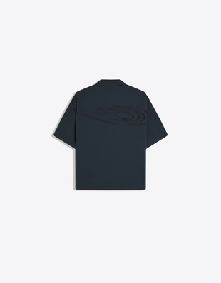 Купить Bershka Рубашка из высокотехнологичной ткани с короткими рукавами OUT OF CORE