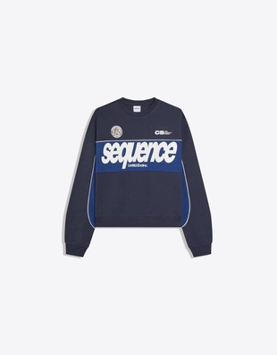 Толстовка с круглым вырезом и принтом- Заказать в России