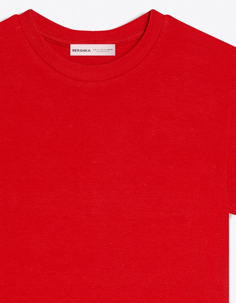 Футболка с короткими рукавами и круглым вырезом