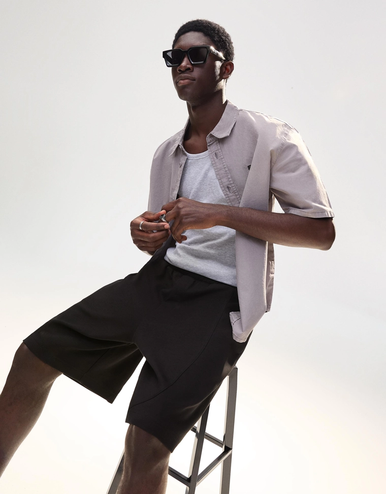 Шорты из трикотажа интерлок