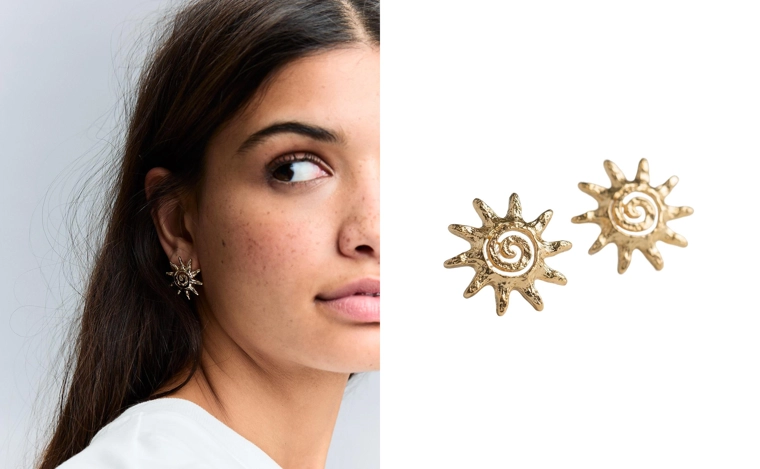 Серьги «Солнце»