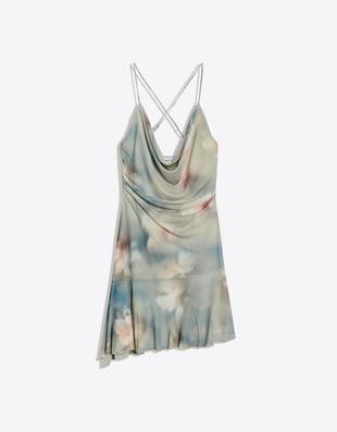 Мини-платье на бретелях- Заказать в России