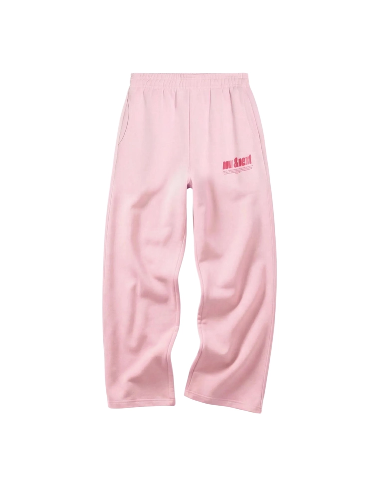 Широкие плюшевые брюки с принтом