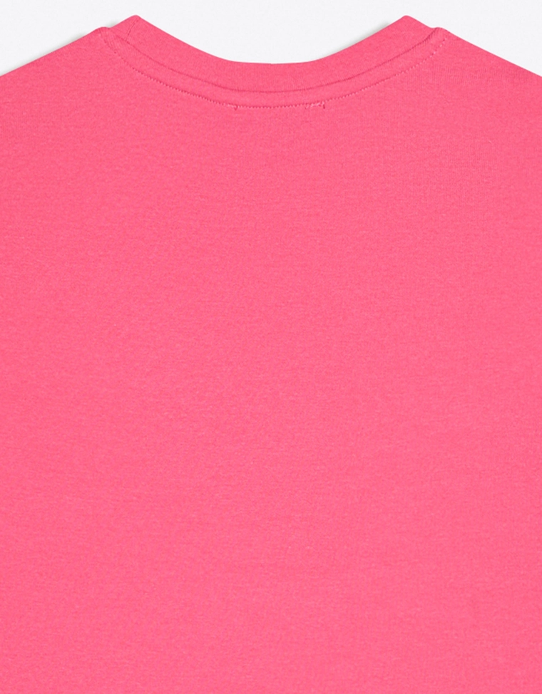 Футболка с круглым вырезом и короткими рукавами