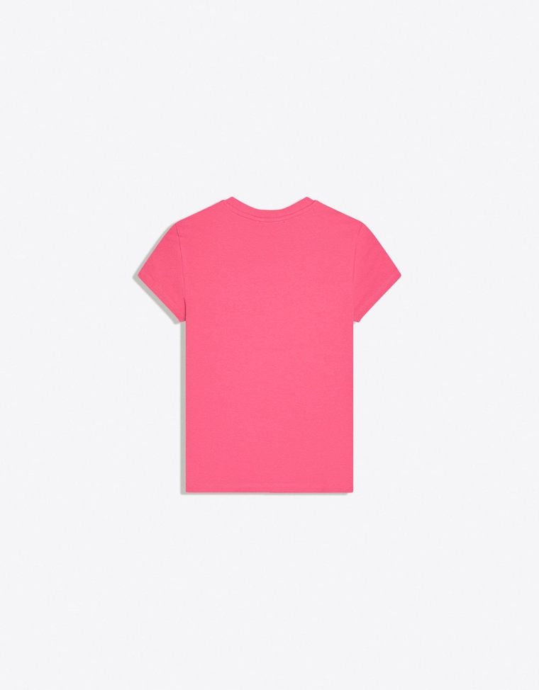 Футболка с круглым вырезом и короткими рукавами