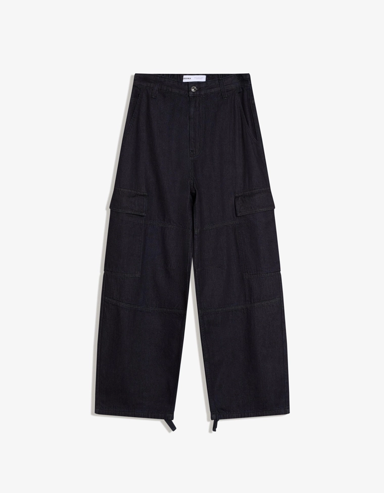 Джинсы-парашюты карго